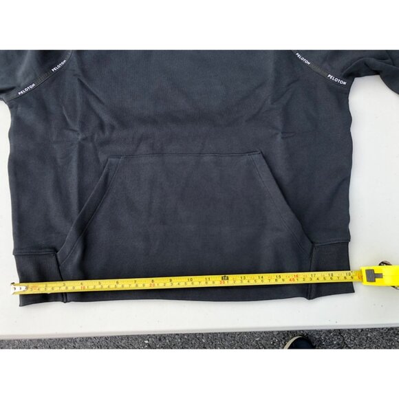 *NEW* Peloton Size S TWGF Tape Pullover Black Hoodie NWT - Picture 13 of 14